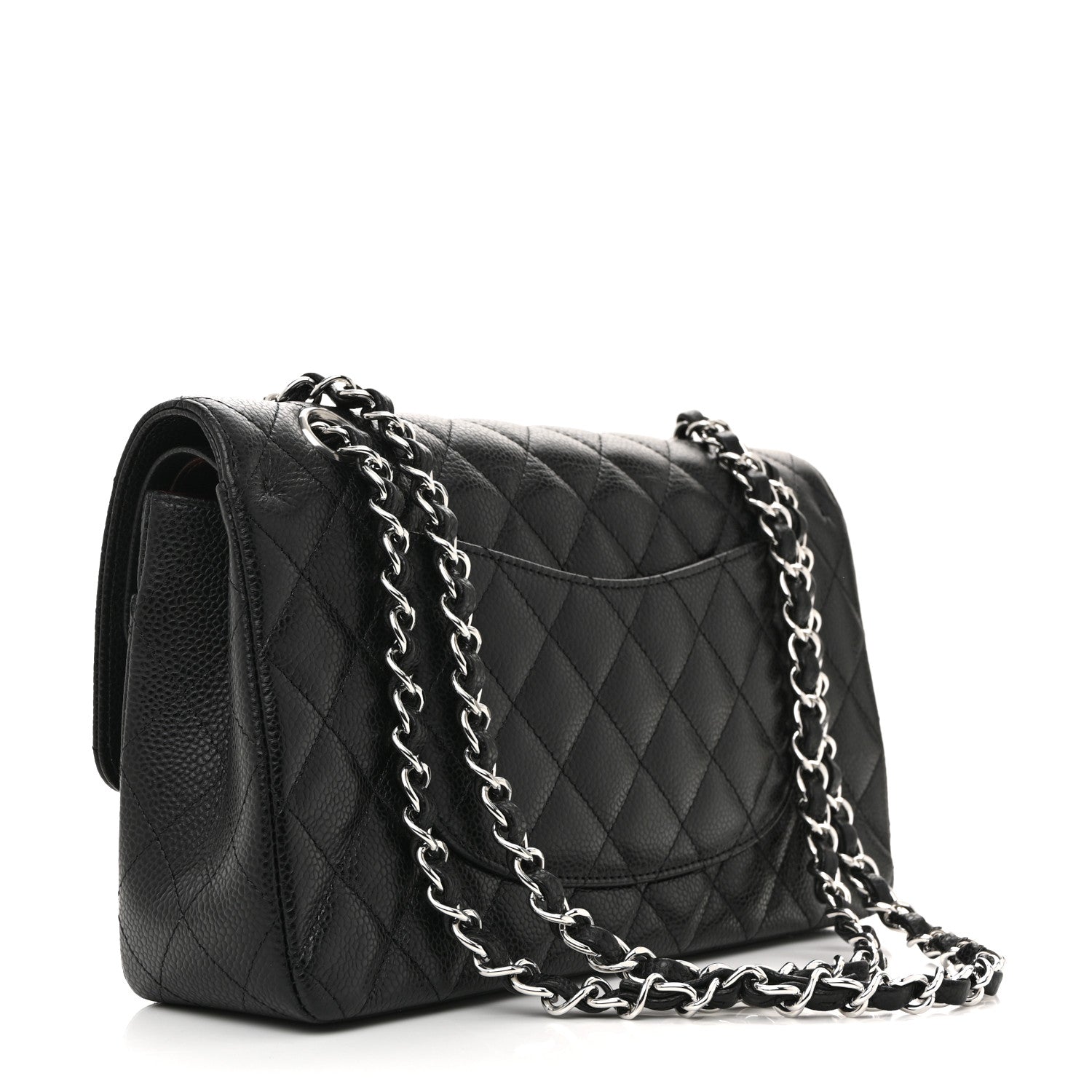 Chanel Caviar Quilted Medium Double Flap Black 3 of 10