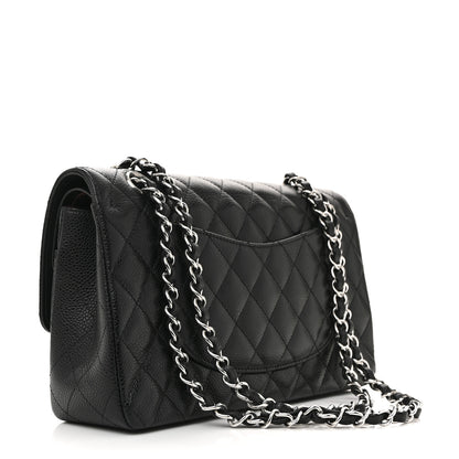 Chanel Caviar Quilted Medium Double Flap Black 3 of 10