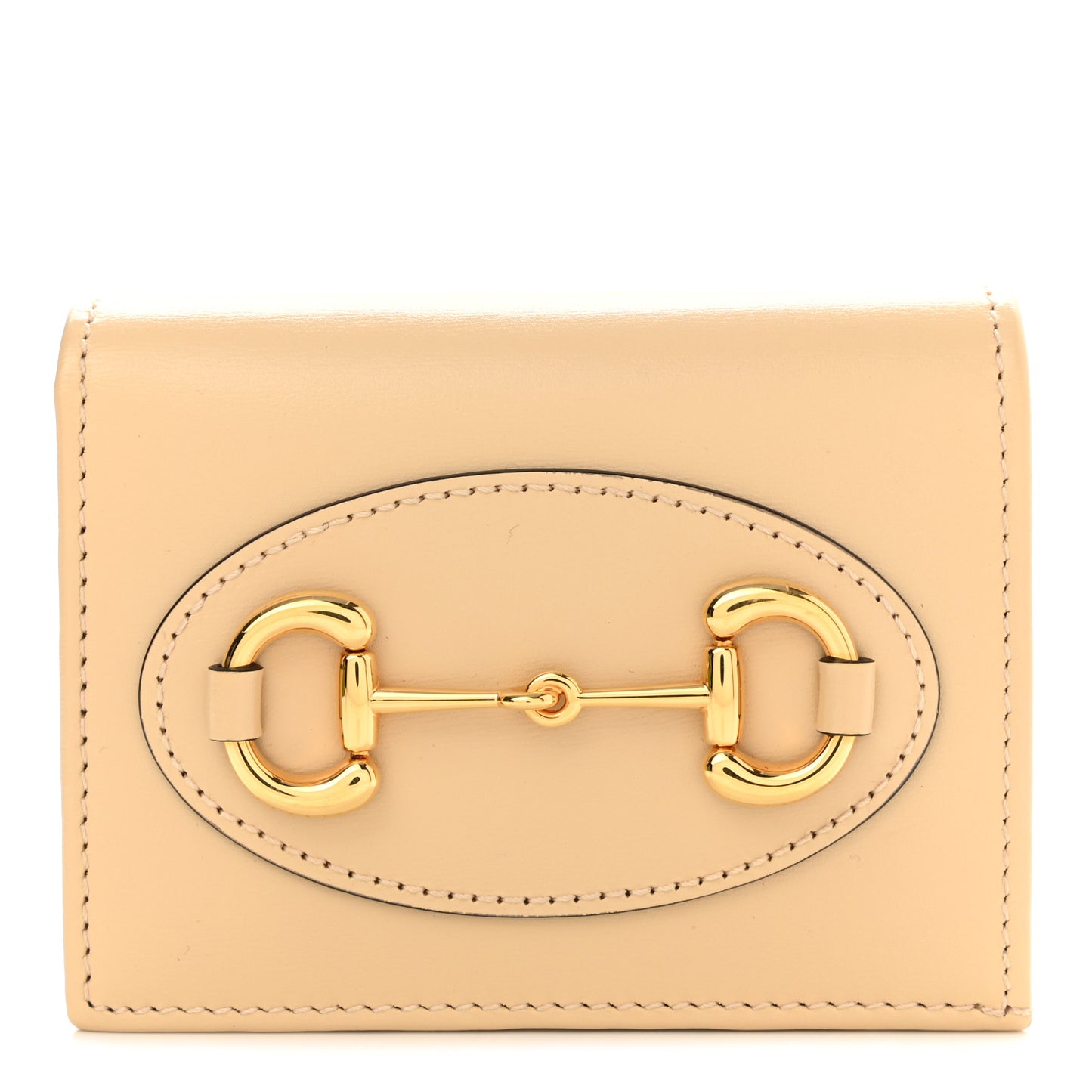 Boarded Plutone Calfskin Horsebit 1955 Card Case Wallet Bubble Tea
