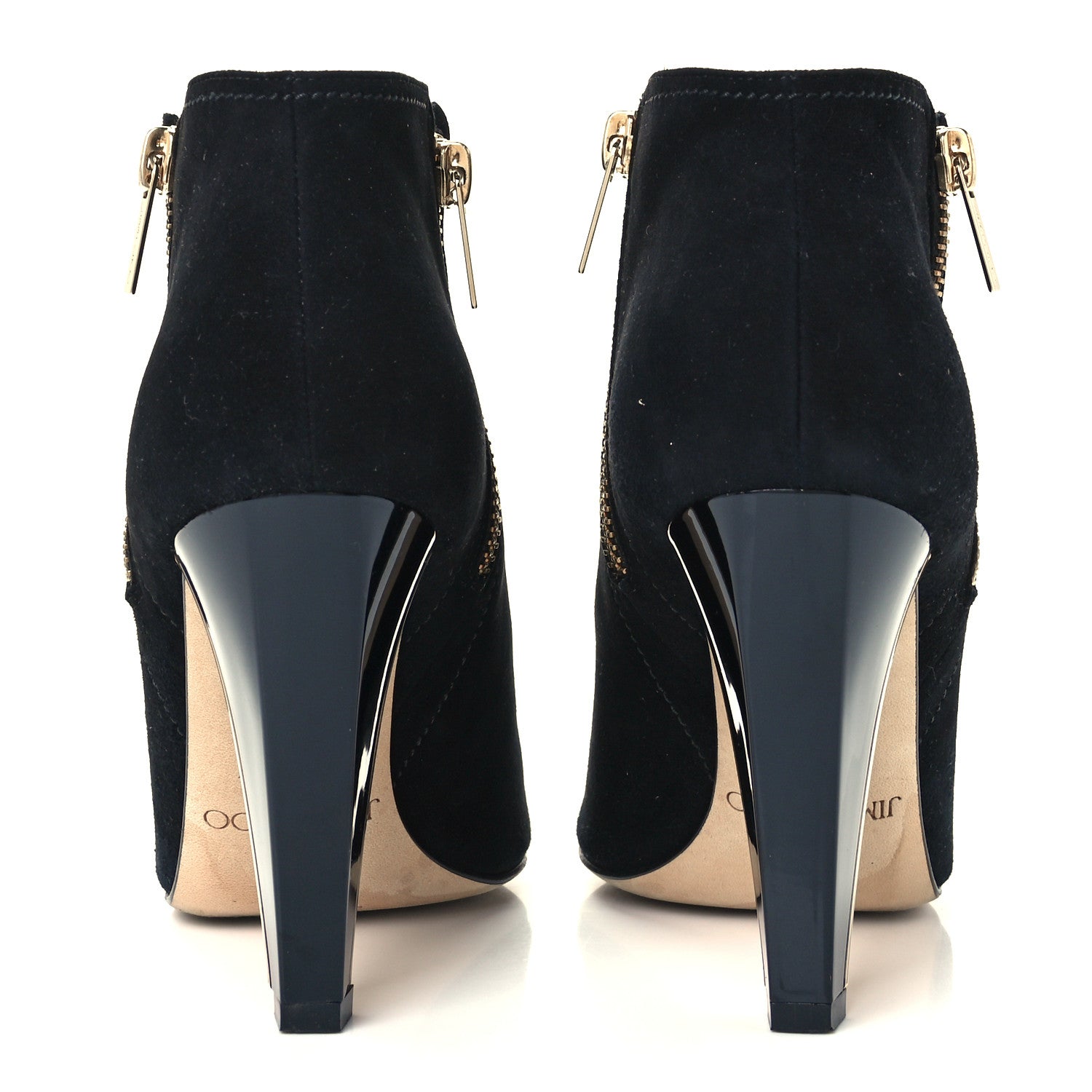 Jimmy Choo Suede Ankle Boots 36 Black 6 of 11