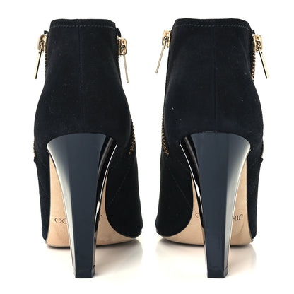 Jimmy Choo Suede Ankle Boots 36 Black 6 of 11
