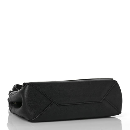 Louis Vuitton Calfskin Lockme II Chain Bag BB Black 4 of 9