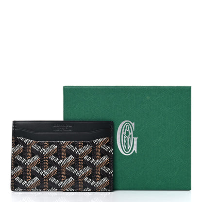 Goyard Goyardine Saint Sulpice Card Holder Black 7 of 7