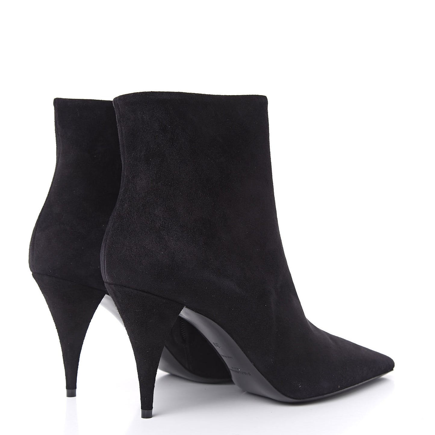 Suede Kiki Ankle 85 Zip Boot 39 Black