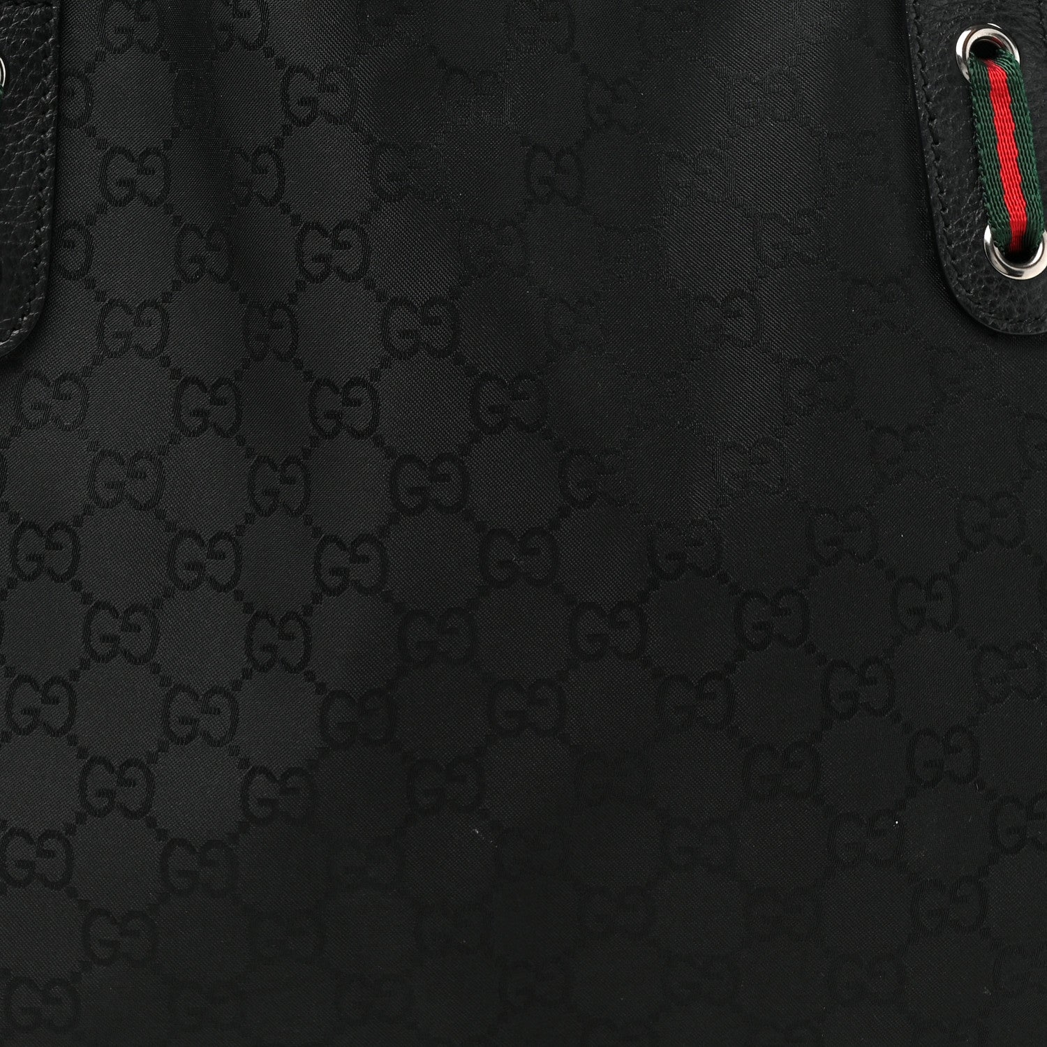 Gucci Nylon Monogram Large Princy Tote  Black 8 of 11