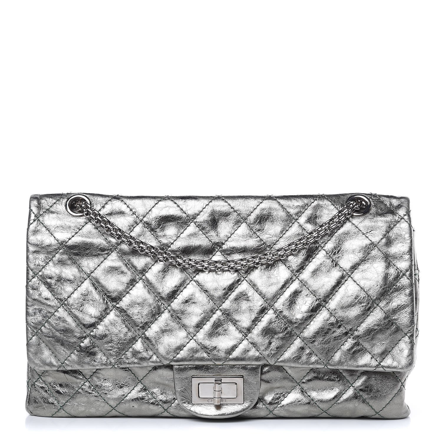 Chanel Metallic Aged Calfskin Quilted 2.55 Reissue 227 Flap 1 of 15