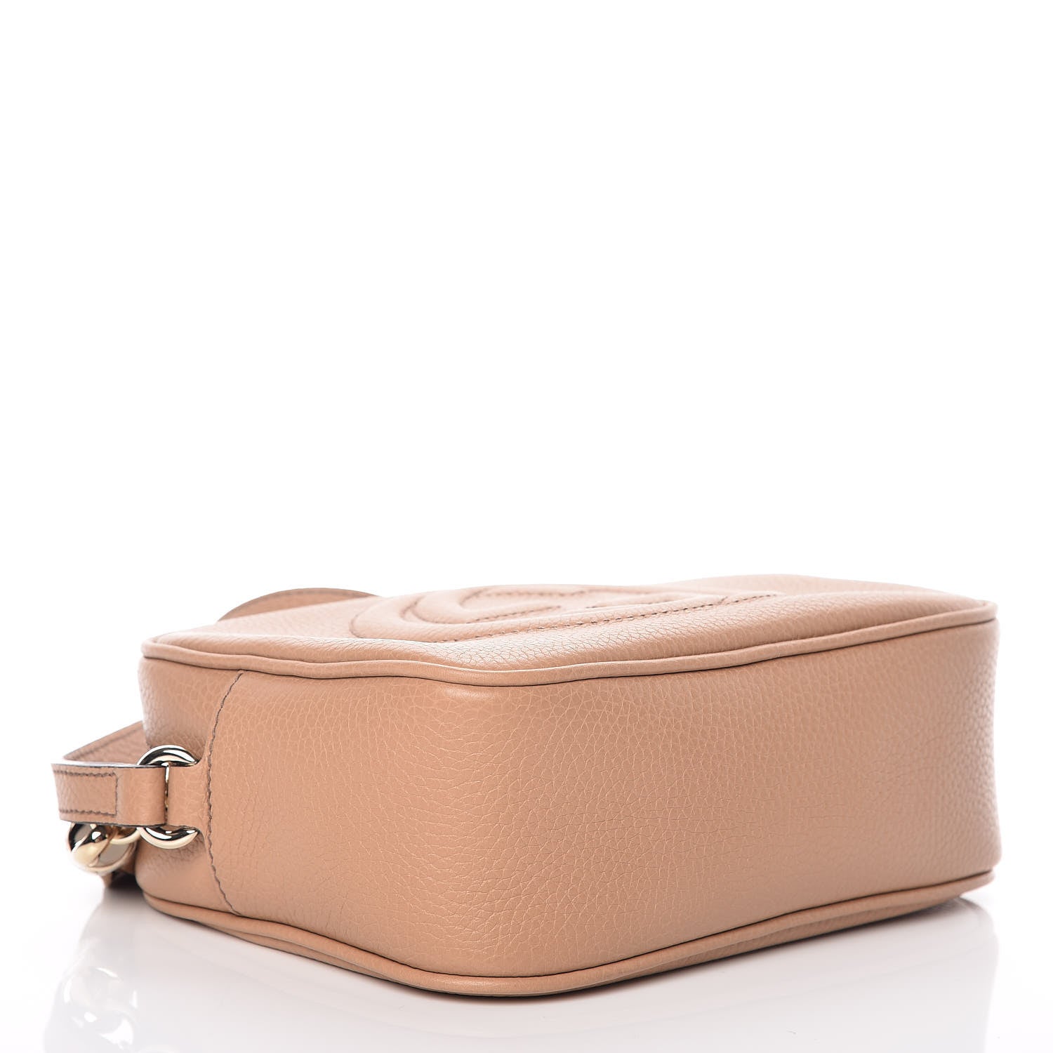 Gucci Pebbled Calfskin Small Soho Disco Bag Camelia 5 of 10