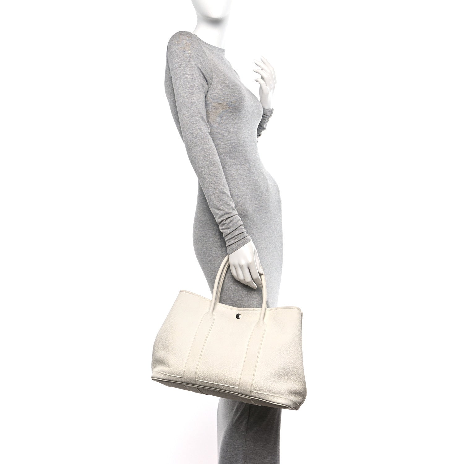 Hermes Negonda Garden Party 36 MM White 2 of 11