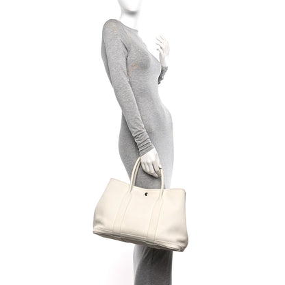 Hermes Negonda Garden Party 36 MM White 2 of 11