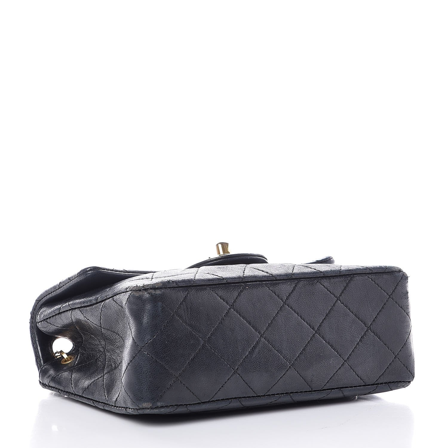 Chanel Lambskin Quilted Mini Square Flap Black 4 of 13