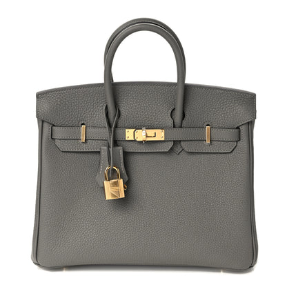 Hermes Togo Birkin 25 Gris Meyer 1 of 11