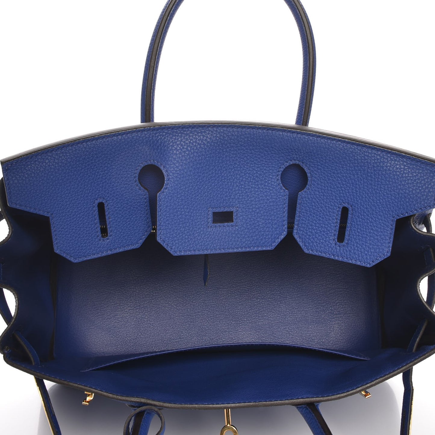 Togo Birkin 30 Bleu Electrique