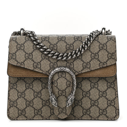Gucci GG Supreme Monogram Mini Dionysus Shoulder Bag Taupe 1 of 10