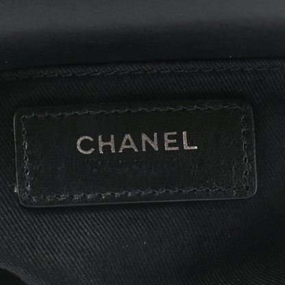 Chanel Calfskin Quilted CC Uniform Flap Belt Bag Black 5 of 9