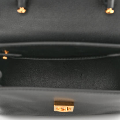 Versace Grained Calfskin Small La Medusa Top Handle Bag Black 5 of 11