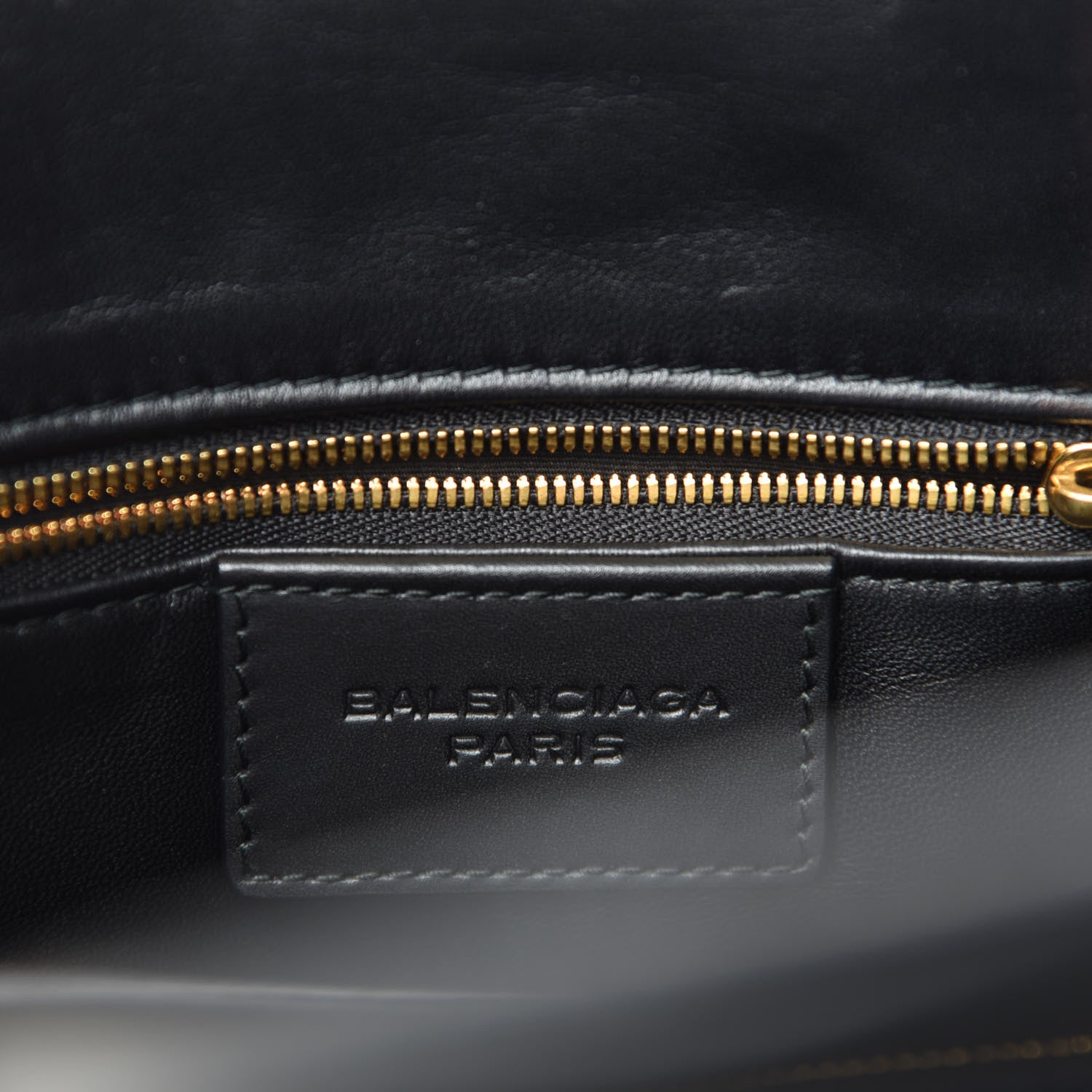 Balenciaga Calfskin Maillon Shoulder Bag Black 9 of 11