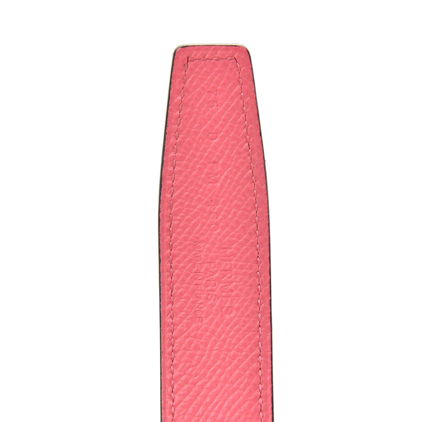 Swift Epsom 24mm Mini Constance H Belt 75 Rose Azalee Rouge De Coeur