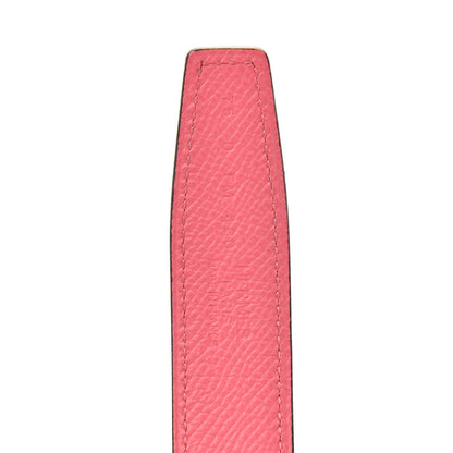 Hermes Swift Epsom 24mm Mini Constance H Belt 75 Rose Azalee Rouge De Coeur 4 of 5