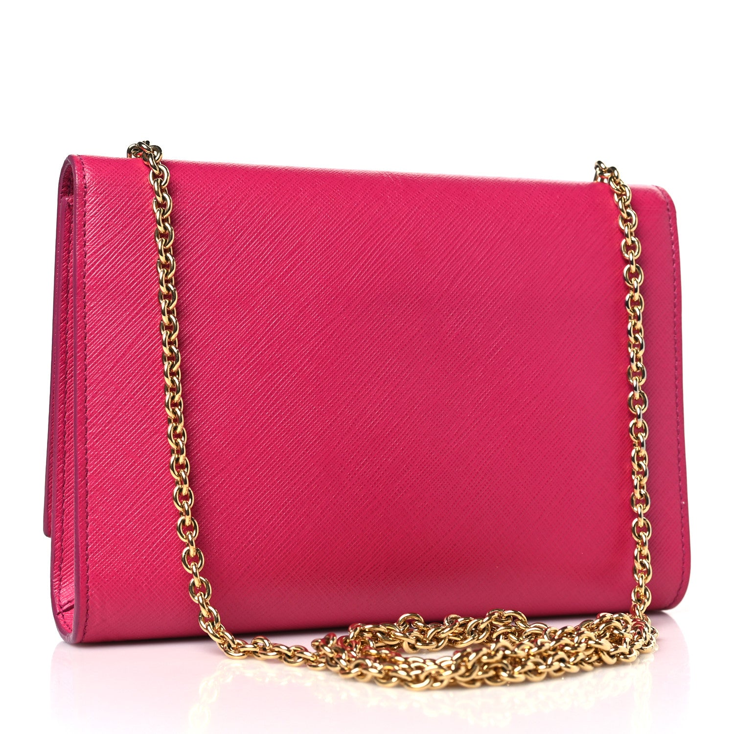 Salvatore Ferragamo Hammered Calfskin Mini Miss Vara Bow Chain Bag Pink 3 of 9