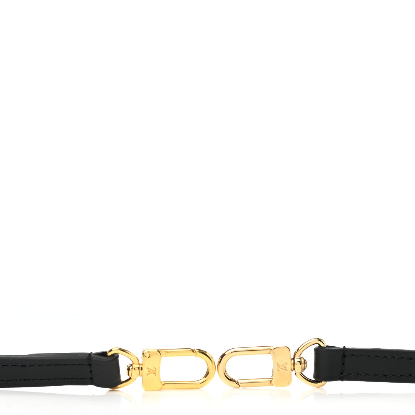 Calfskin 12mm Adjustable Shoulder Strap Black