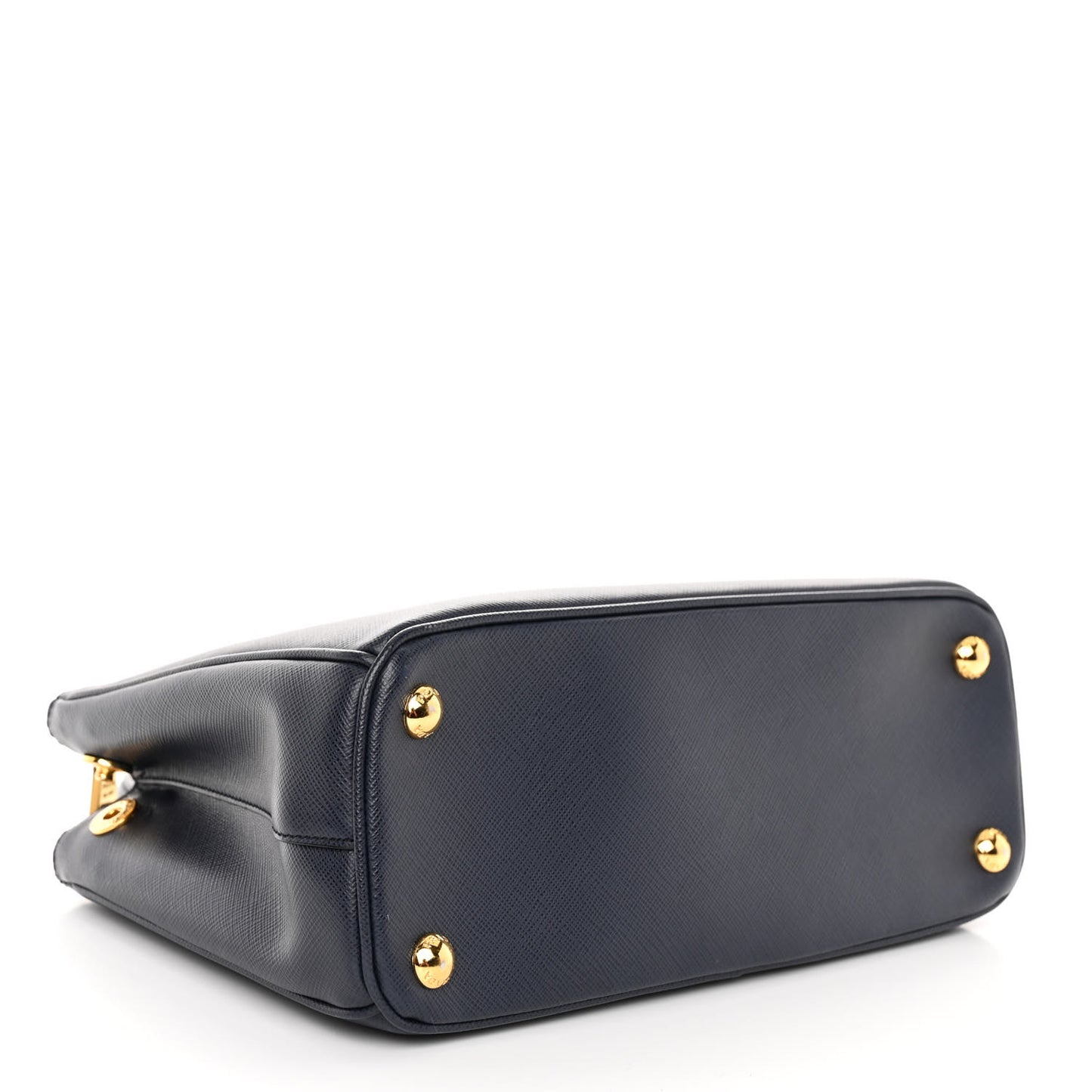 Saffiano Mini Galleria Double Zip Tote Baltico