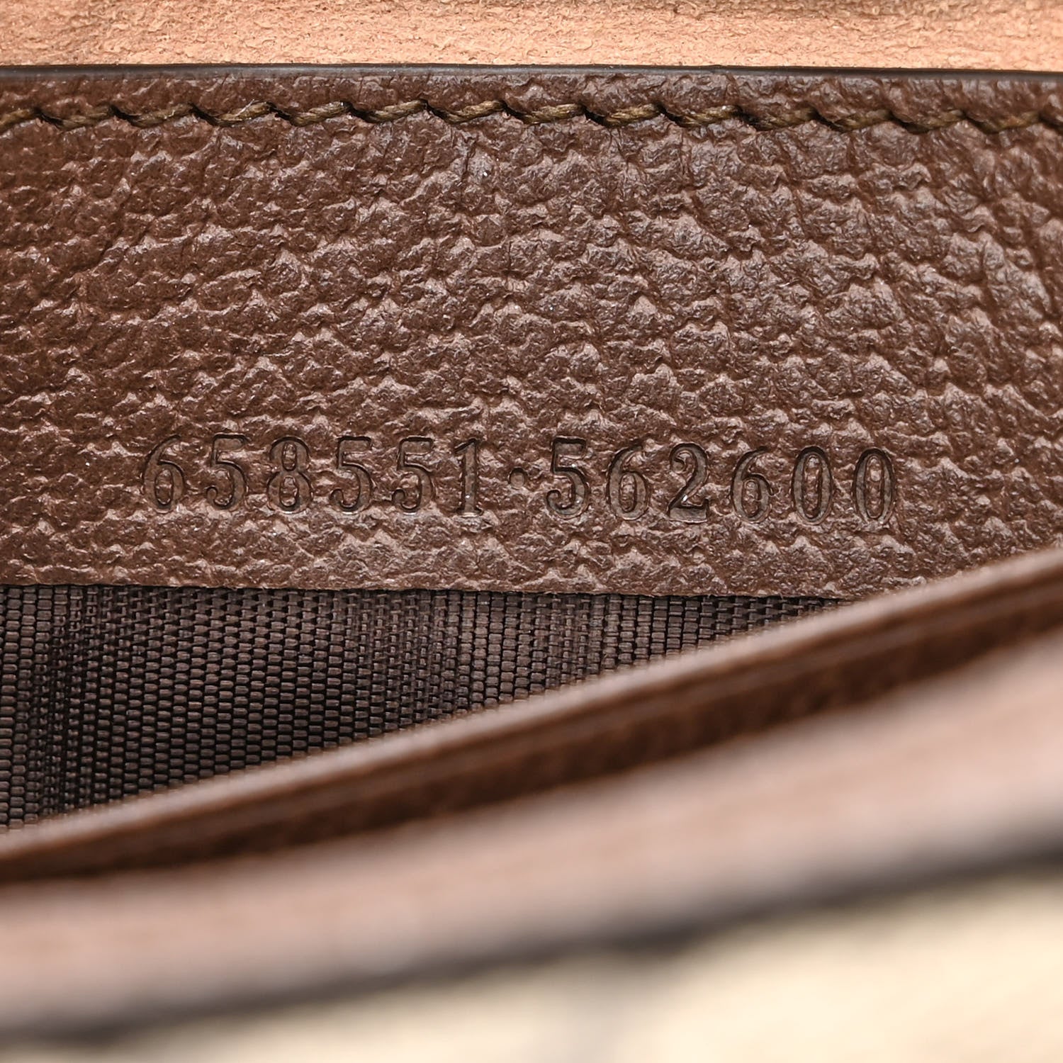 Gucci GG Supreme Monogram Textured Calfskin Web Mini Ophidia Half Moon Hobo Beige Ebony New Acero 7 of 10