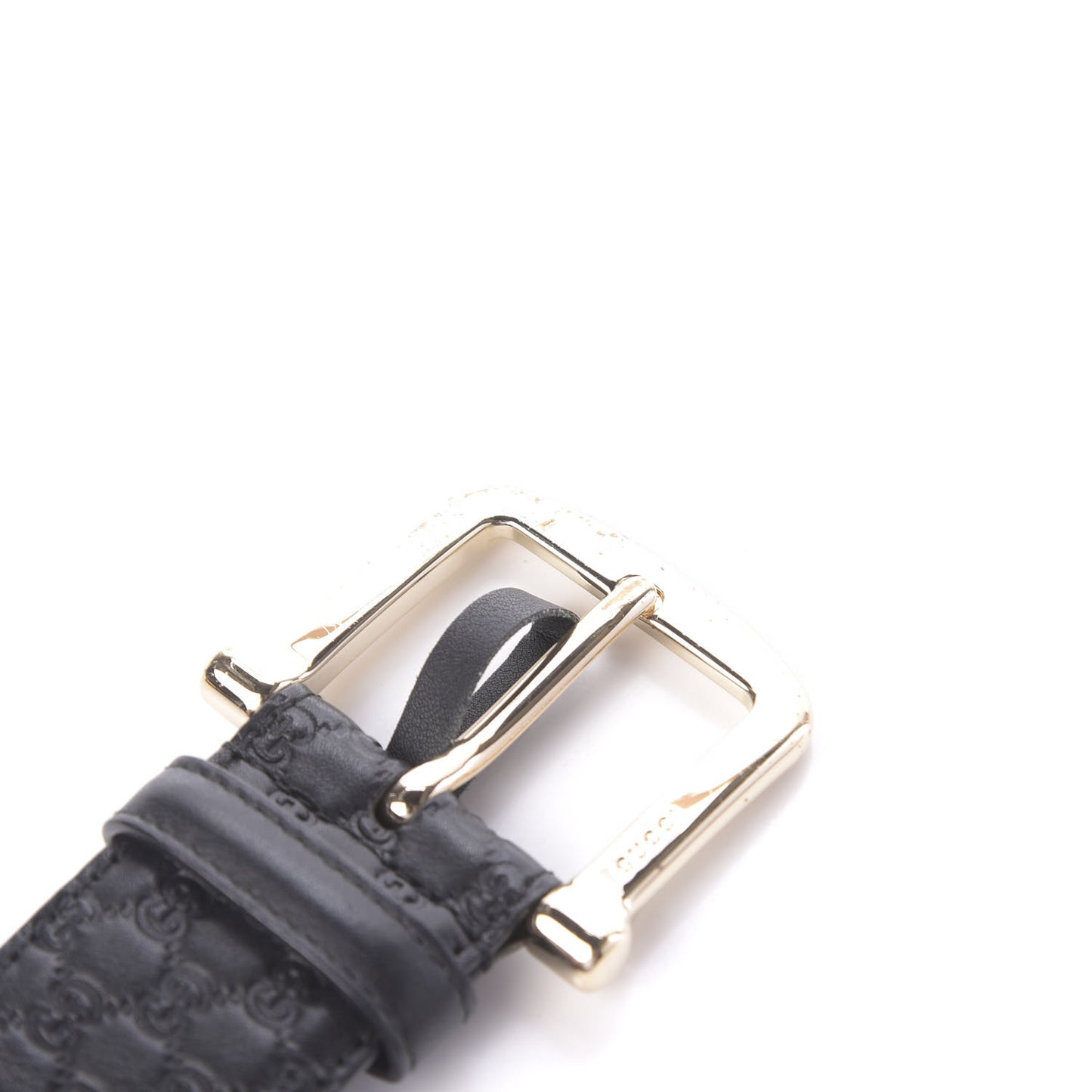 Soft Microguccissima Margaux Calfskin Belt 105 42 Black