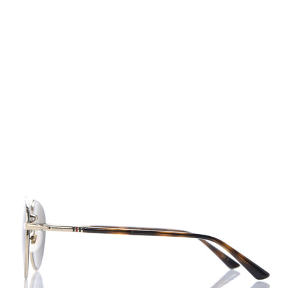 Gucci Acetate Aviator Sunglasses GG0388S Gold 2 of 8