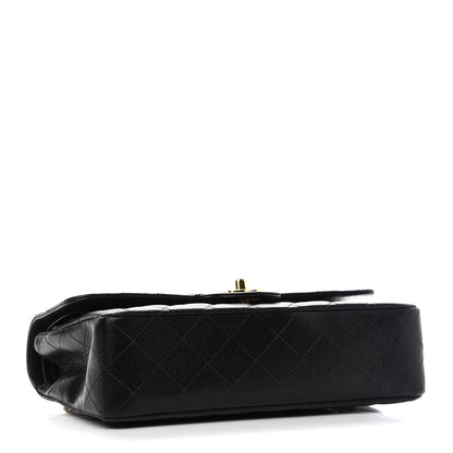 Chanel Caviar Quilted Medium Double Flap Black 3 of 10