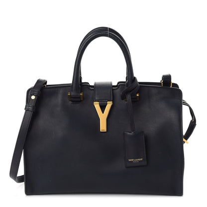 Saint Laurent Calfskin Small Classic Y Cabas Navy Blue 1 of 8