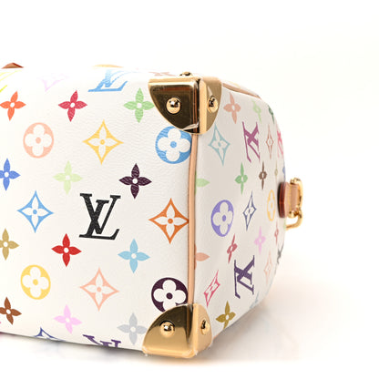 Louis Vuitton LV X TM Monogram Multicolor Speedy Bandouliere 25 White 9 of 9