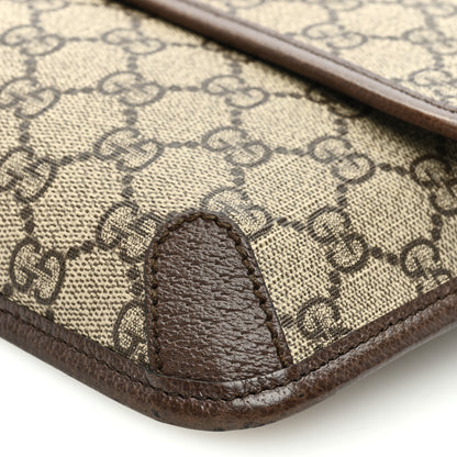 Gucci GG Supreme Monogram Neo Vintage Web Belt Bag Brown 11 of 12