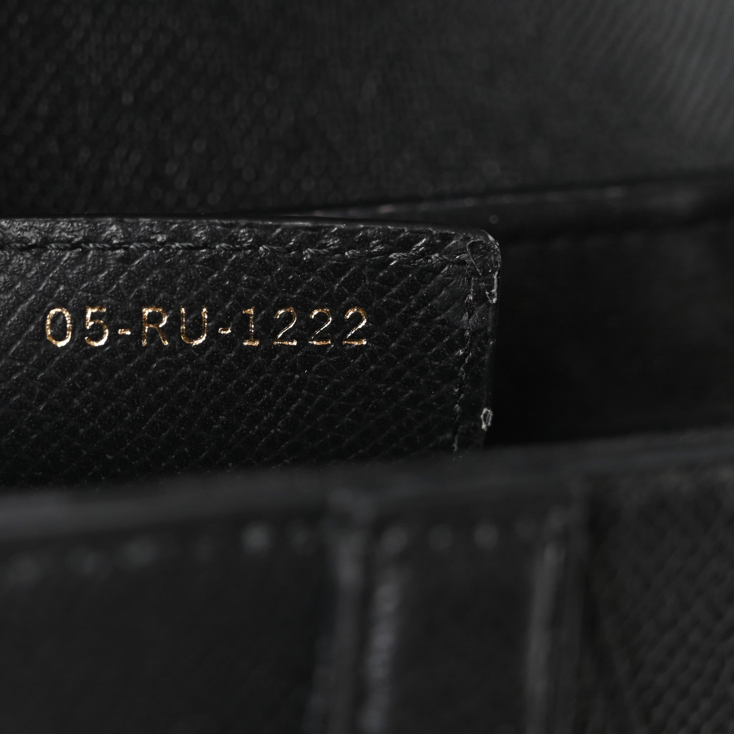 Christian Dior Grained Calfskin Saddle Bag With Strap Black 7 of 11