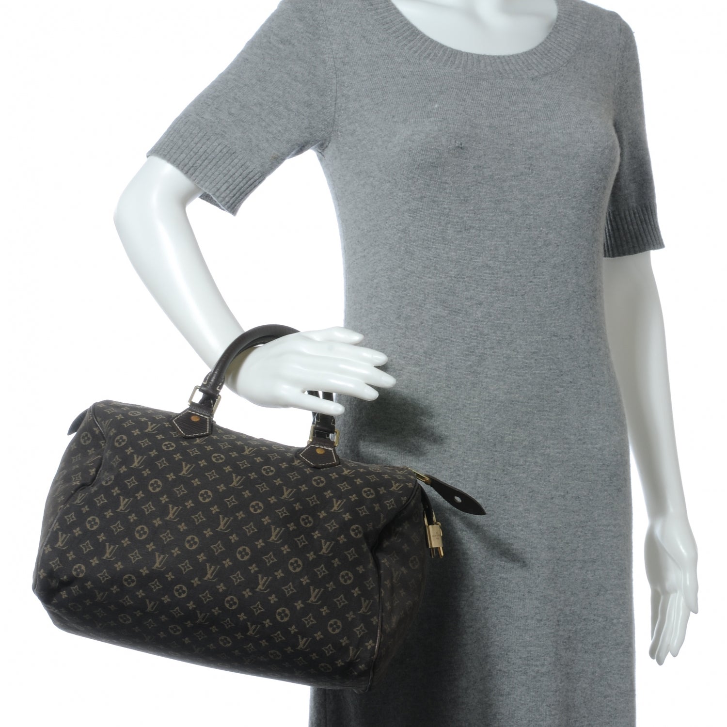 Louis Vuitton Mini Lin Speedy 30 Ebene 2 of 6