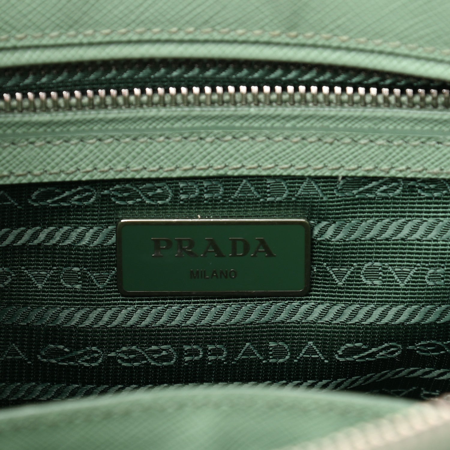 Prada Saffiano Lux Small Galleria Double Zip Tote Acquamarina 8 of 25