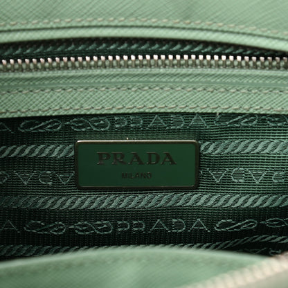 Prada Saffiano Lux Small Galleria Double Zip Tote Acquamarina 8 of 25