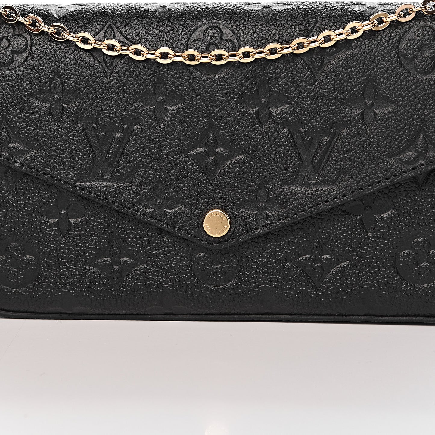 Empreinte Pochette Felicie Chain Wallet Black