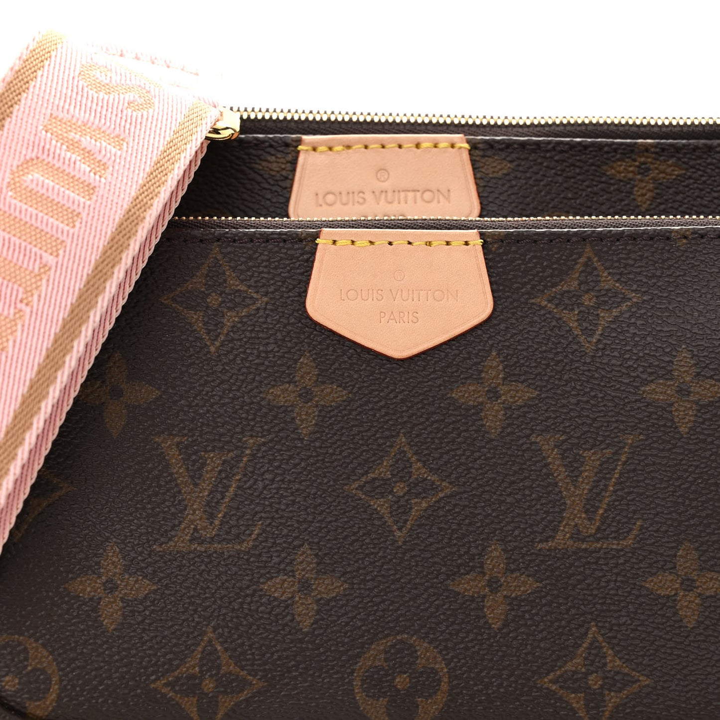 Monogram Multi Pochette Accessories Rose Clair