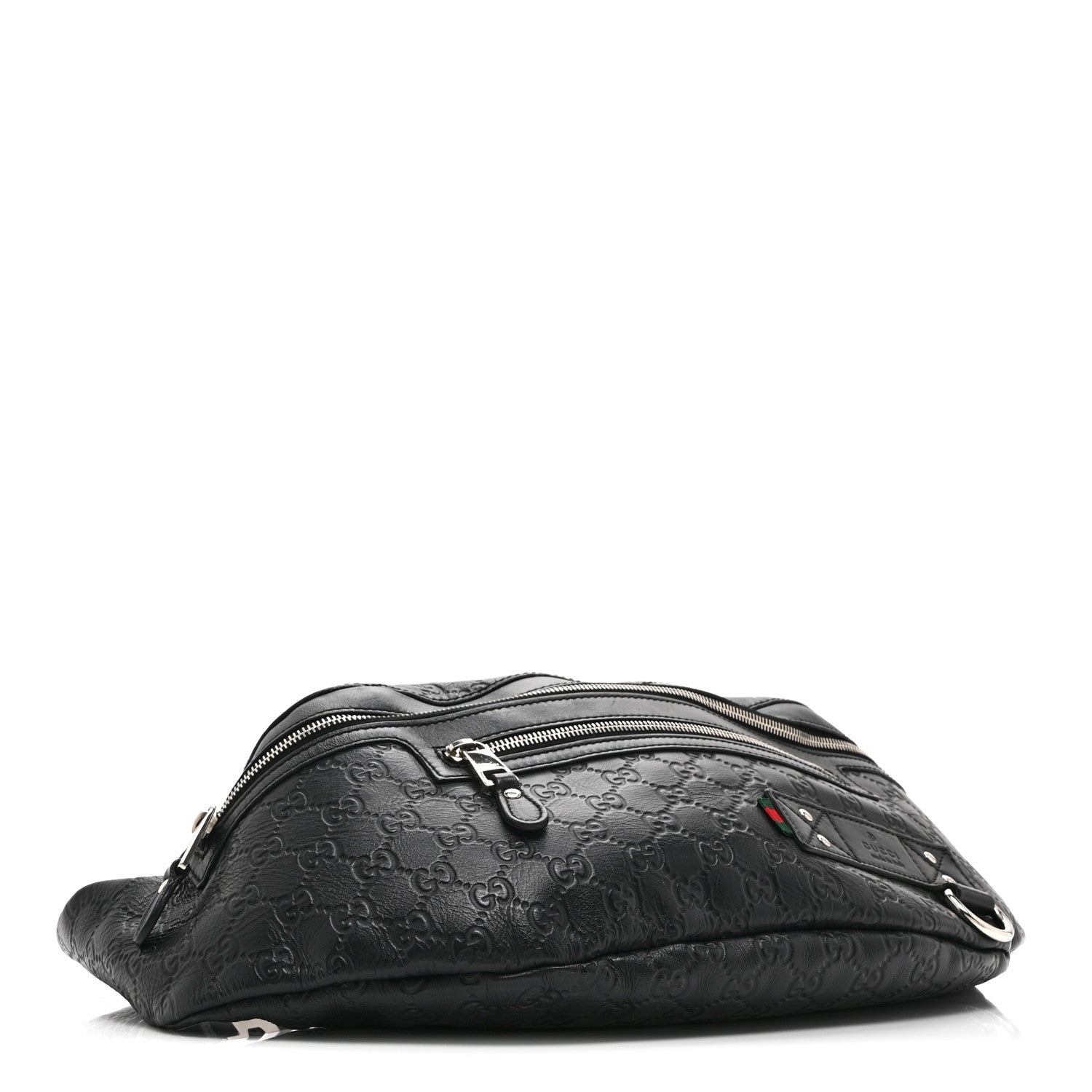 Gucci Guccissima Web Belt Bag Black 4 of 11