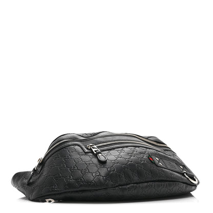 Gucci Guccissima Web Belt Bag Black 4 of 11