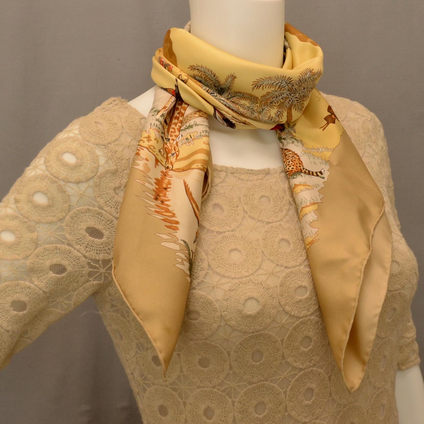 Silk Africa Scarf 90