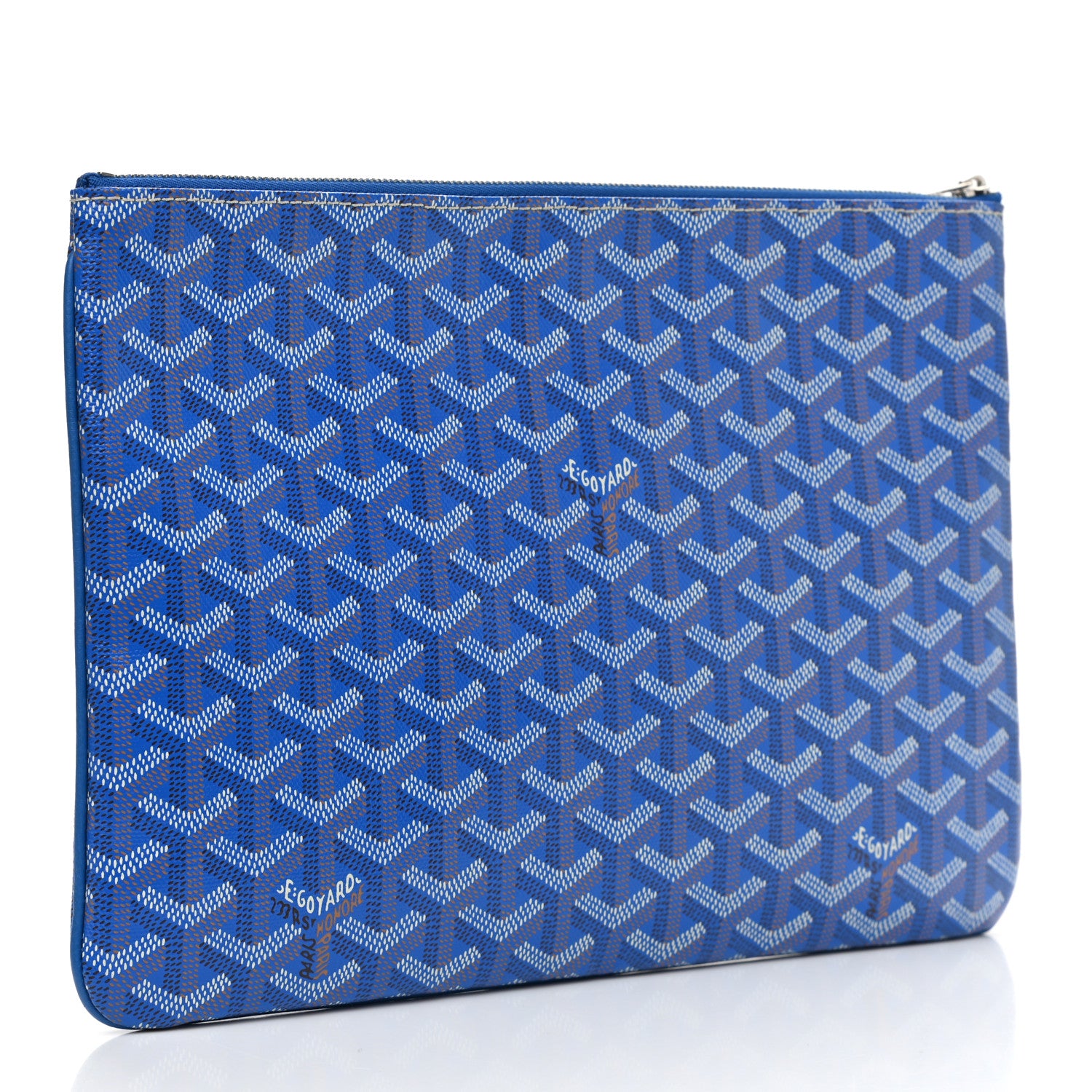 Goyard Goyardine Senat Pochette MM Sky Blue 3 of 7