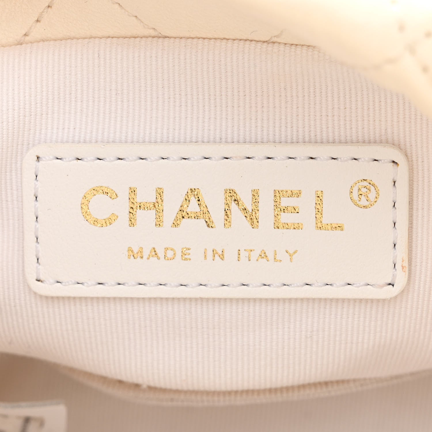 Chanel Lambskin Quilted Pearl Mini About Pearls Drawstring Bag White 6 of 10