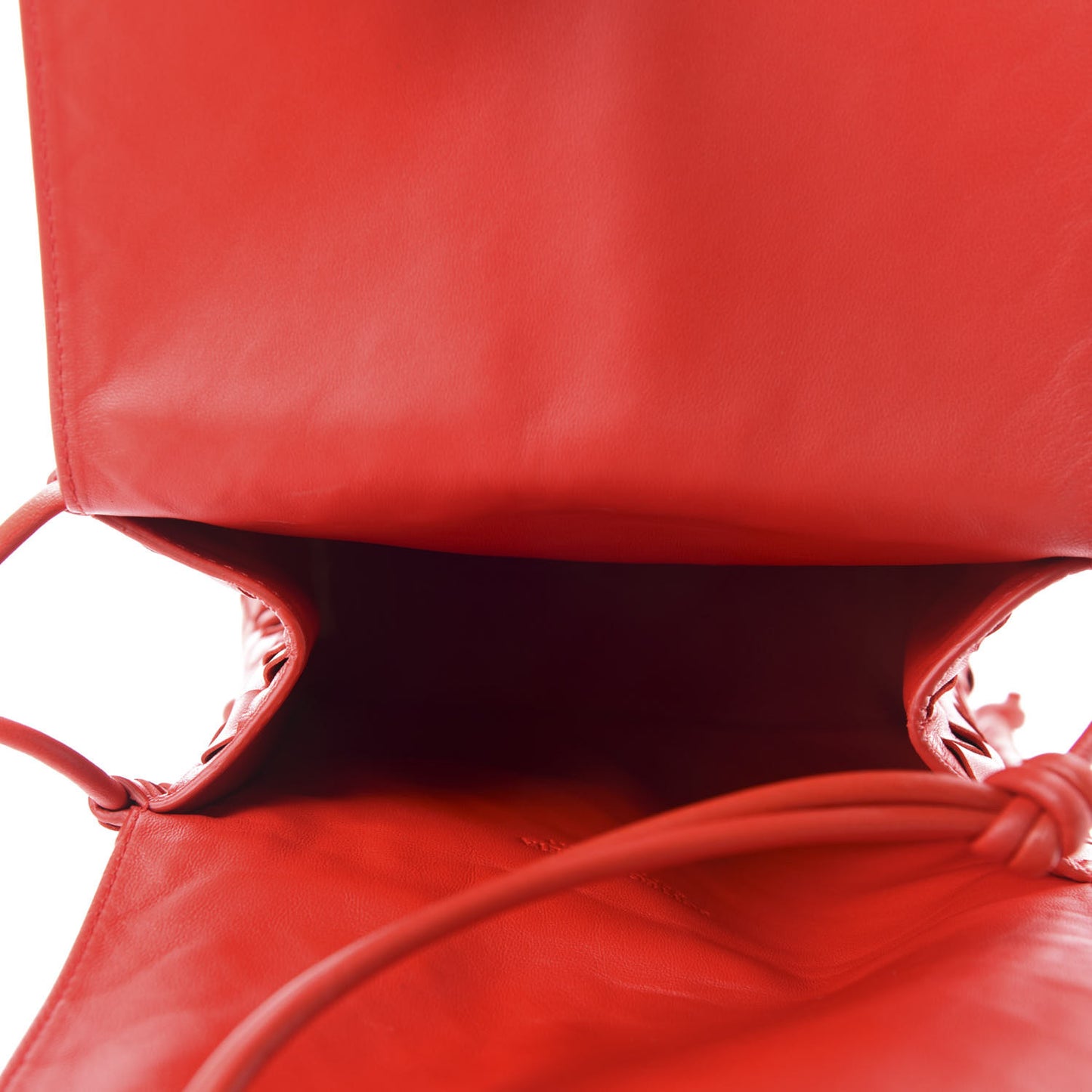 Nappa Intrecciato Small Knot Flap Crossbody Nail Polish