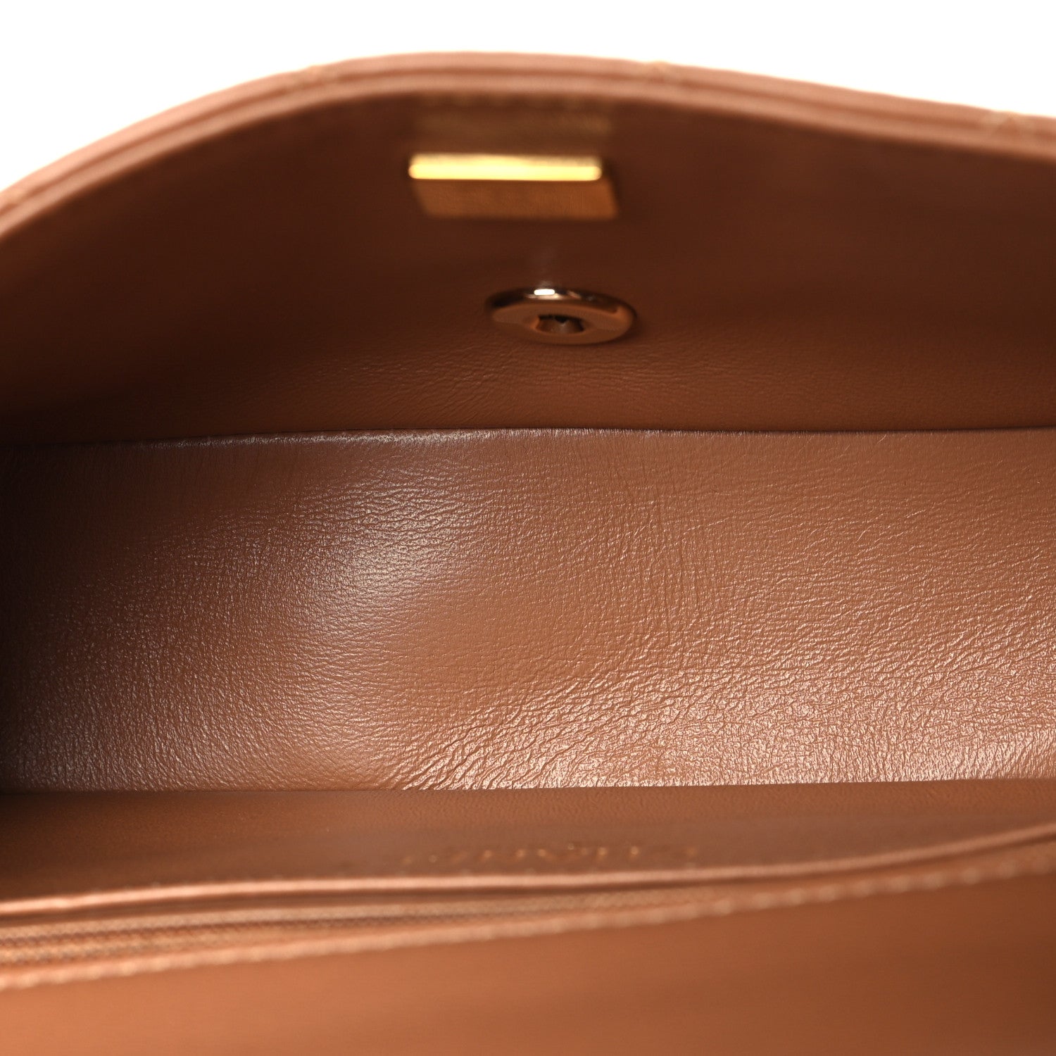 Chanel Lambskin Quilted Mini Rectangular Flap Brown 5 of 11