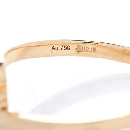 Gucci 18K Yellow Gold Running G Ring 55 7.25 4 of 5