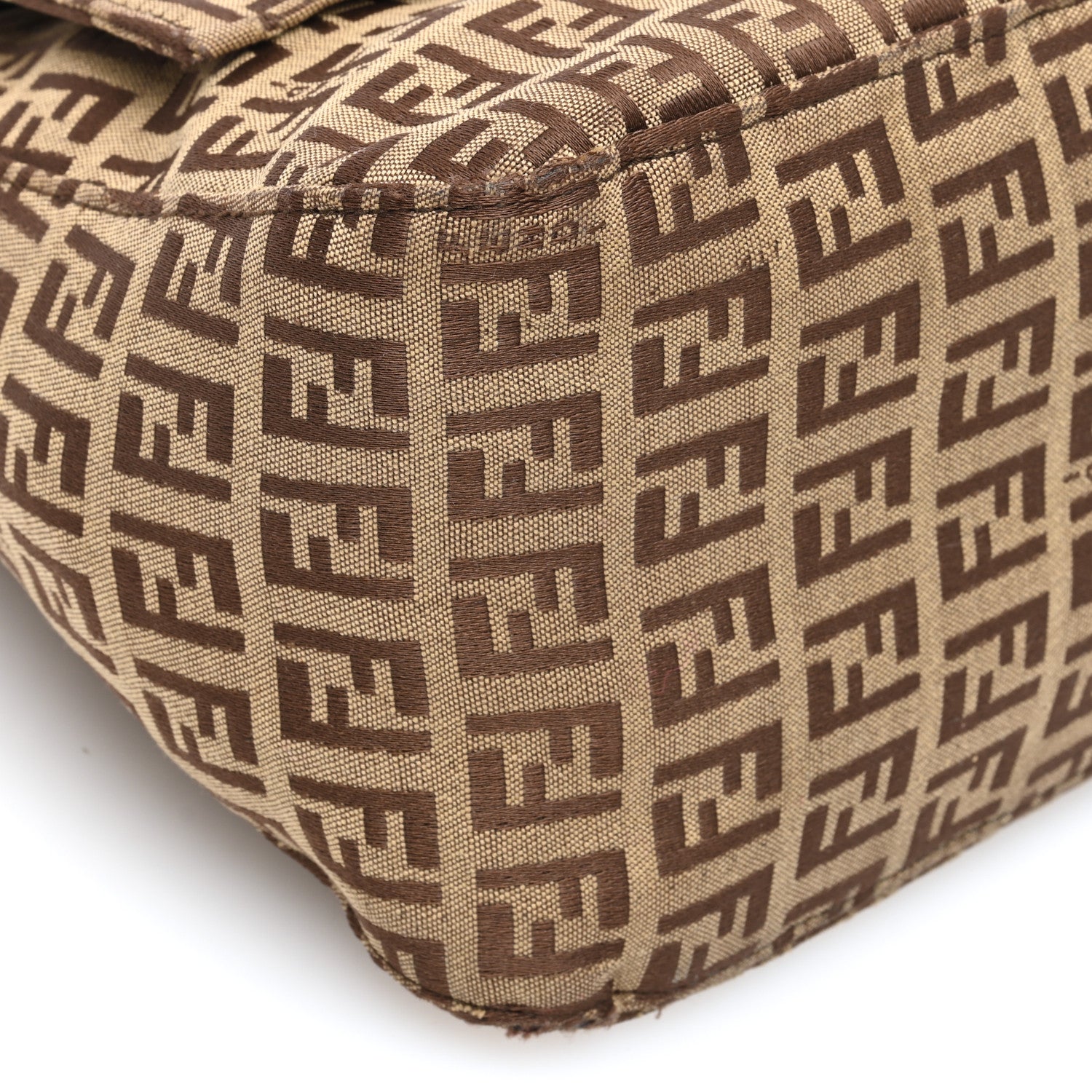 Fendi Zucchino Mama Baguette Brown 8 of 9