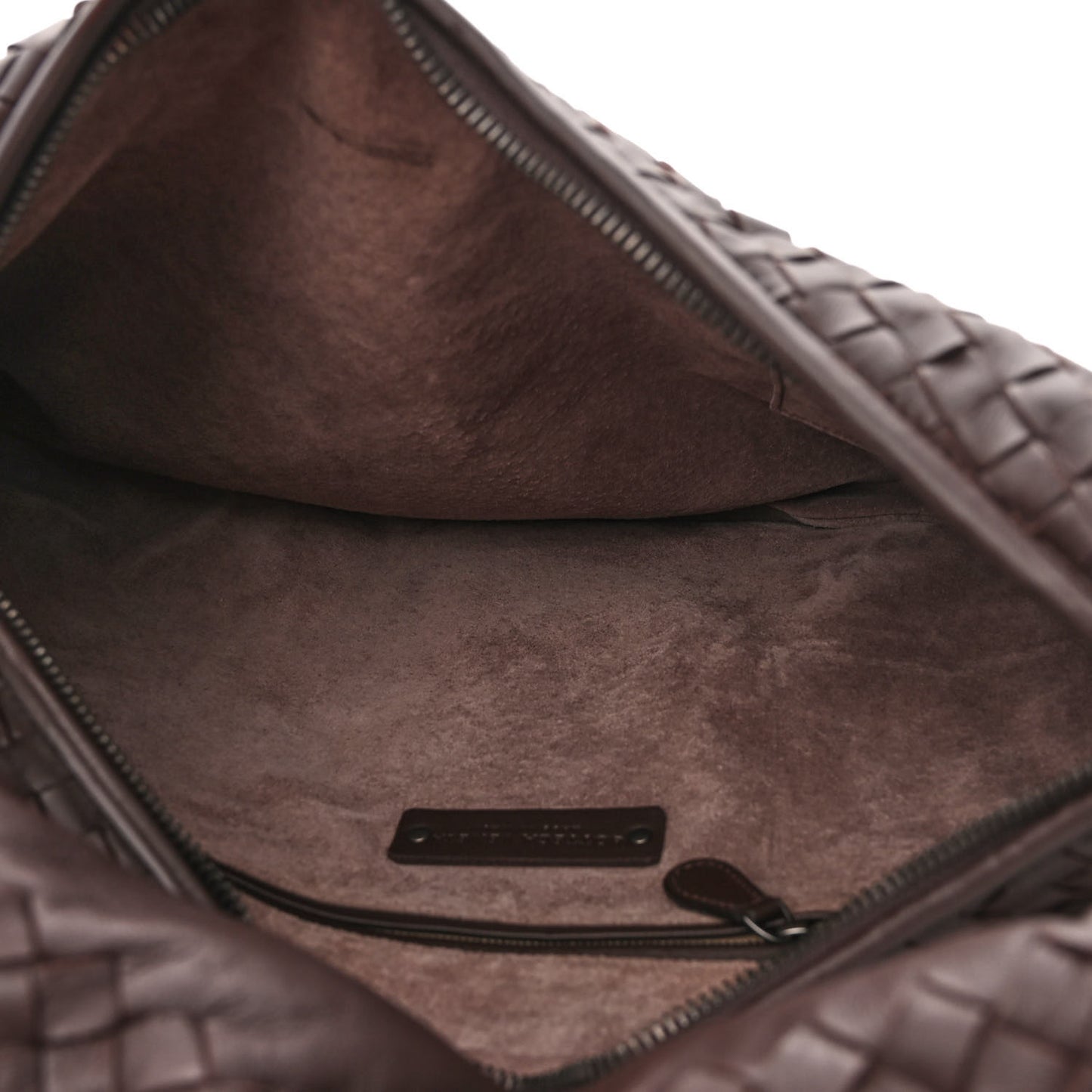 Nappa Intrecciato Large Veneta Hobo Ebano