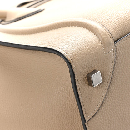 Celine Drummed Calfskin Mini Luggage Dune 10 of 11