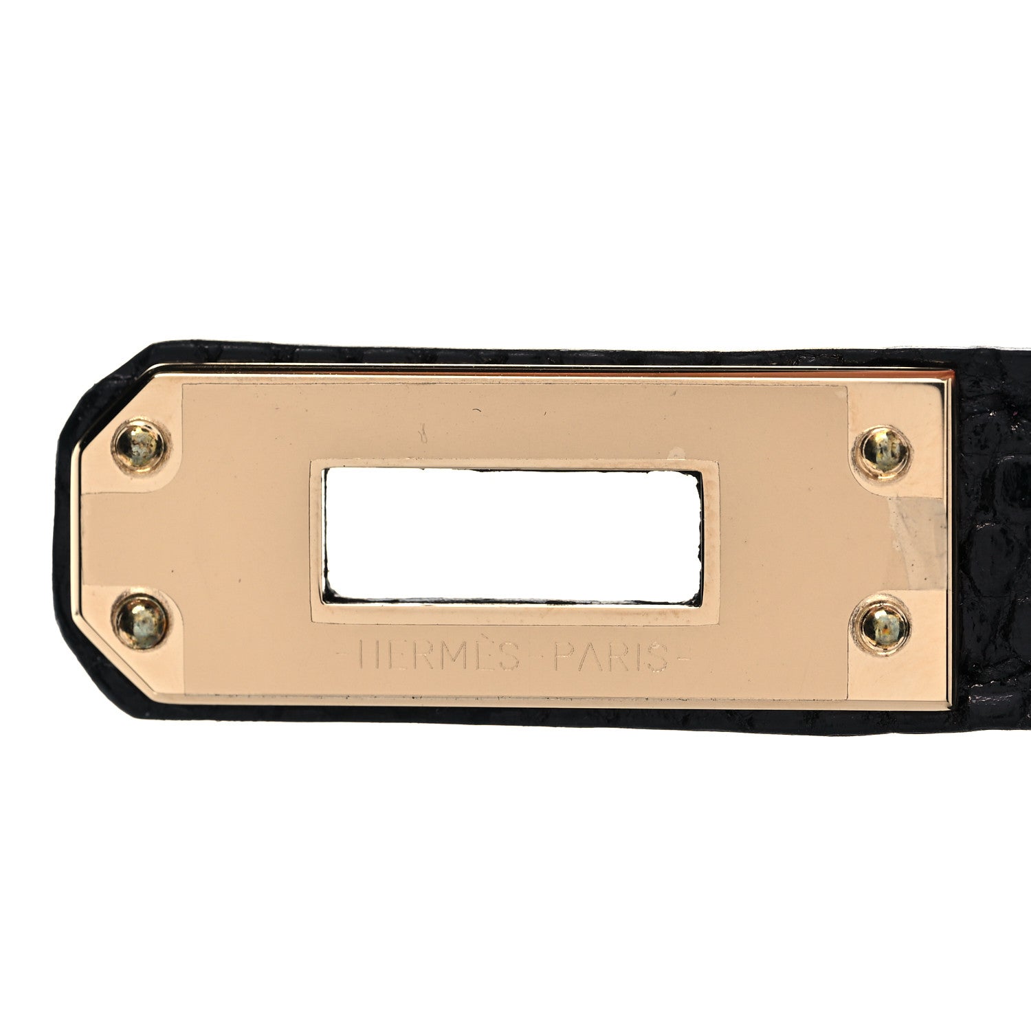 Hermes Togo Lizard Kelly Retourne Touch 25 Black 30 of 38